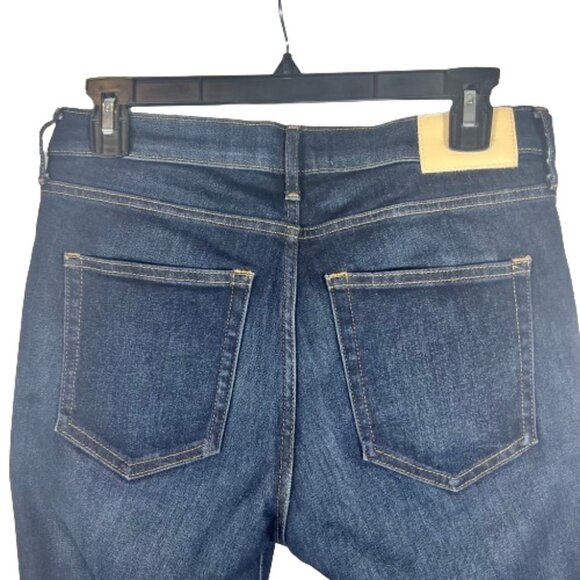 Everlane Womens Mid Rise Skinny Jeans Size 28 Regular Dark Wash Stretch Denim - Picture 8 of 10